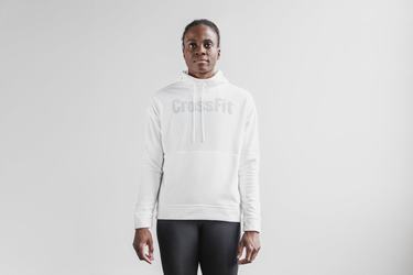 Nobull Crossfit® Women's Hoodie White | Australia (KP8541)